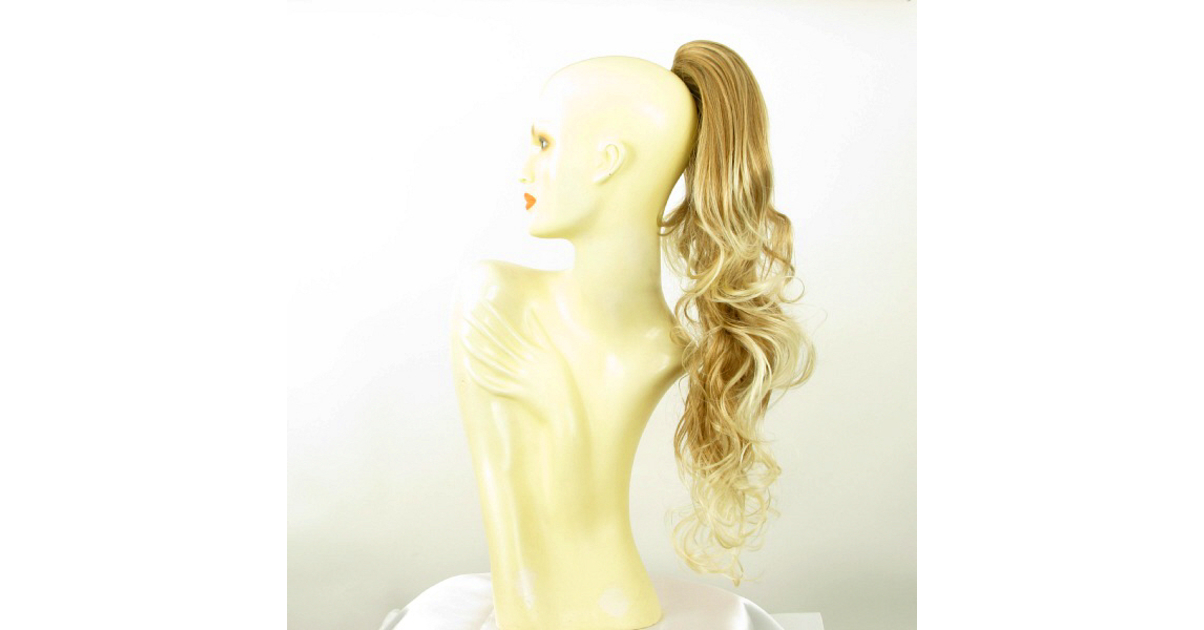 Postiche extensions queue de cheval longue bouclée femme 65 cm 16